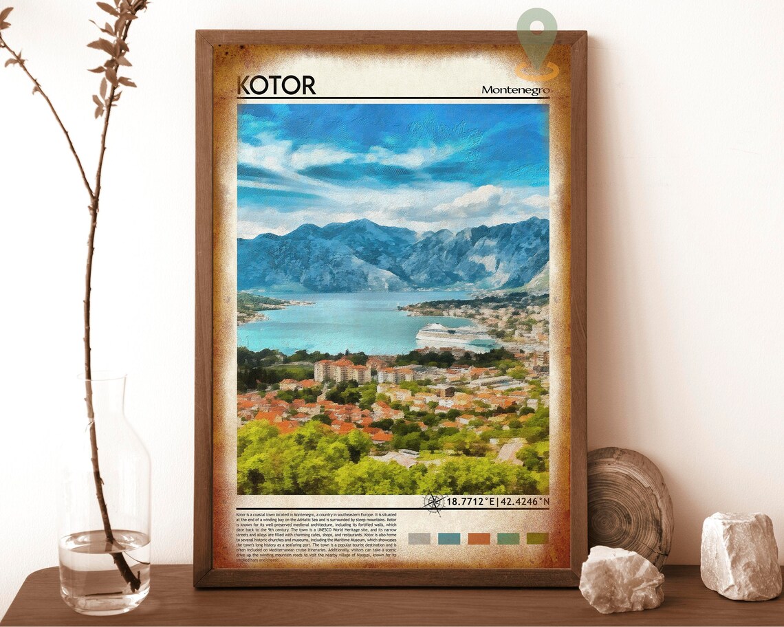Kotor Print Kotor Poster Kotor Wall Art Kotor Travel Kotor Art Print Kotor Artwork Kotor Photo Kotor Montenegro Print Kotor City - Image 6