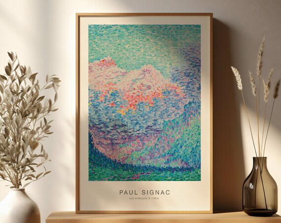 Abstract Wall Art Colorful Gallery Wall Art Print Mountain Theme Colorful Print Poster For Home Decor Art
