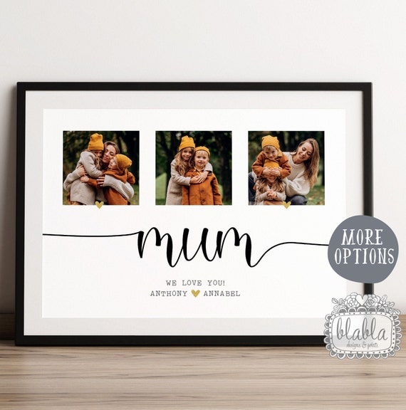 Mothers Day Gift Personalised Mothers Day Poster Mothers Day Gifts Mothers Day Print Mummy Photo Collage