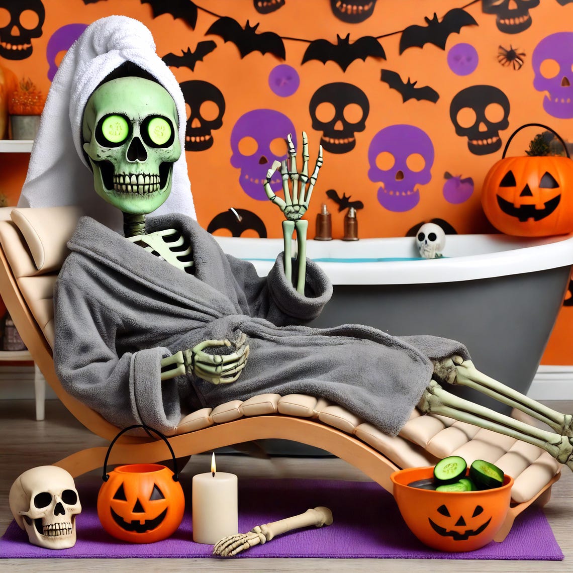 Skeleton At The Spa