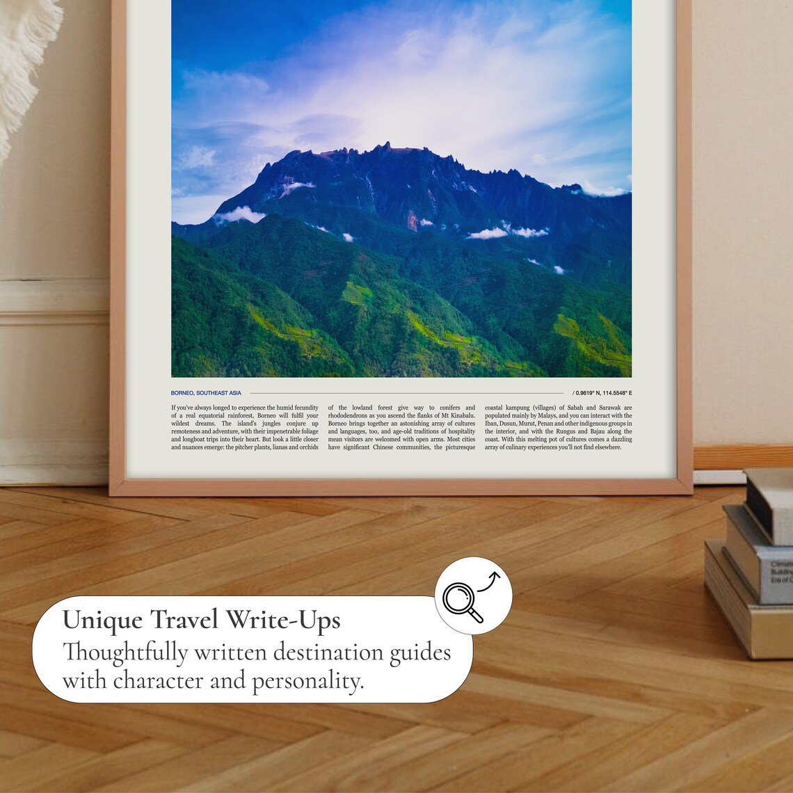 Borneo Travel Poster, Place and Destination Print - Image 2