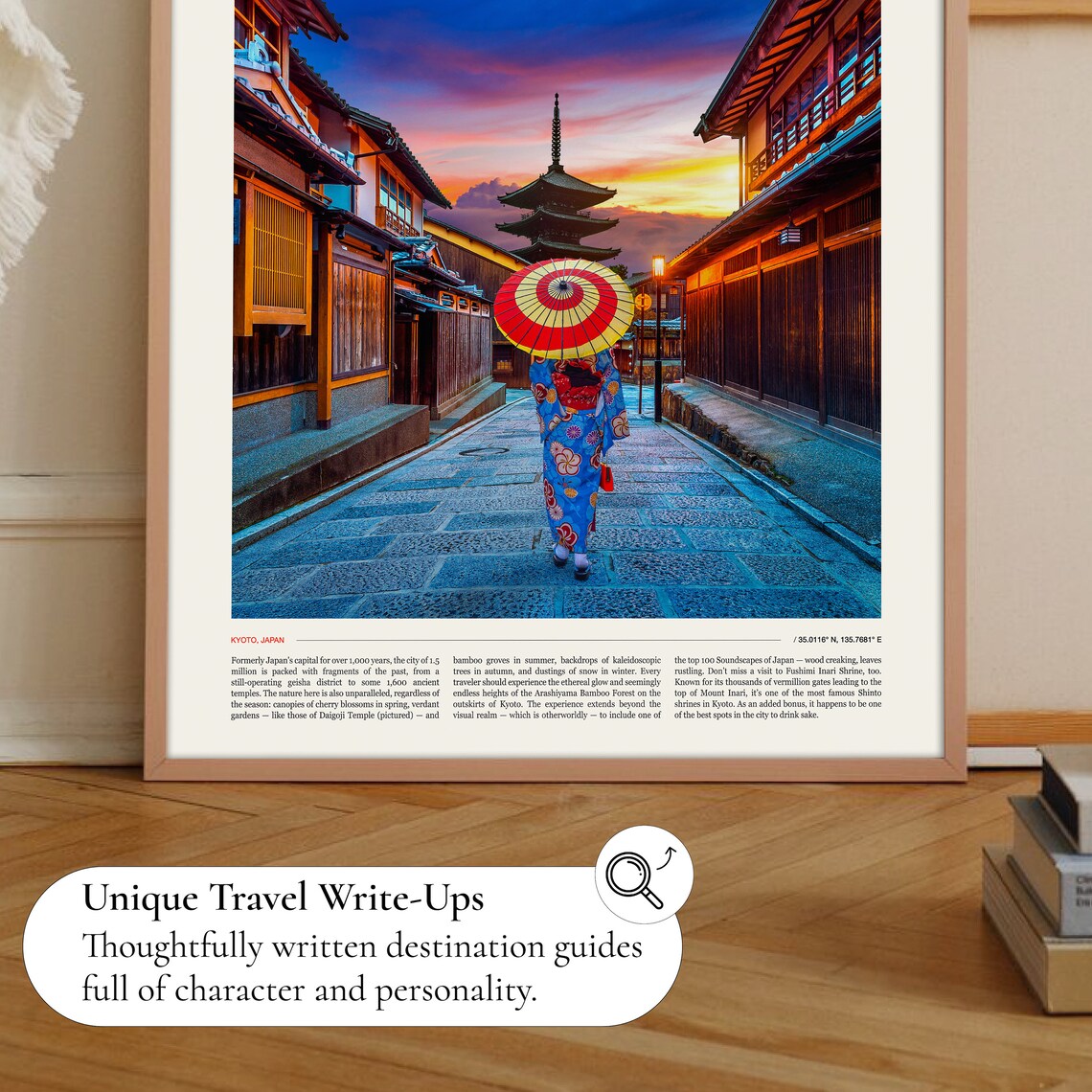 Kyoto Japan Travel Poster, Japan Wall Art - Image 2