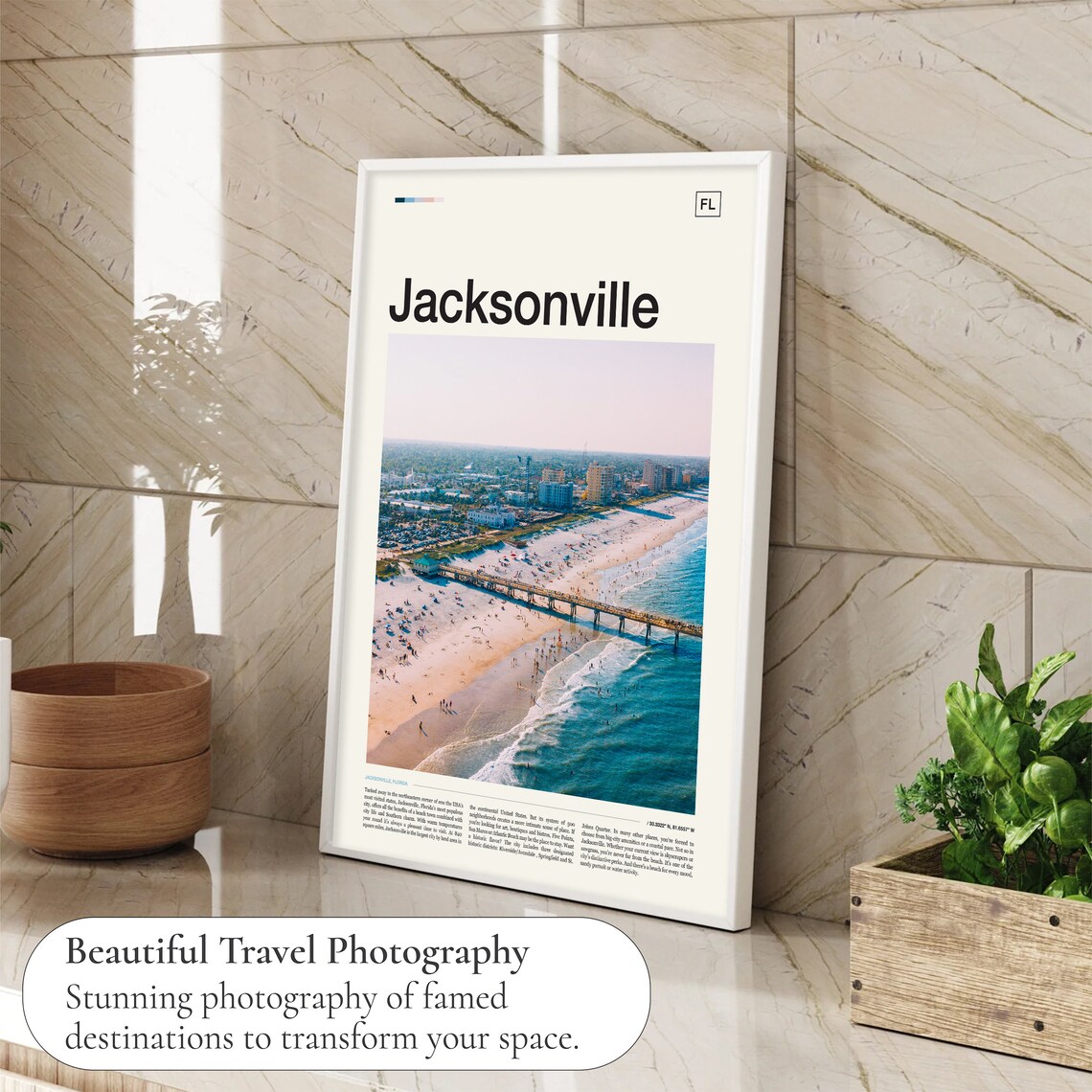 Jacksonville Travel Poster, Jacksonville Florida - Image 4