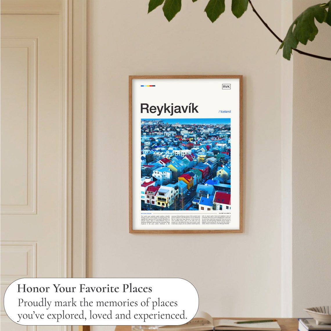 Reykjavik Print Reykjavik Poster Reykjavik Wall Art Reykjavik Art Reykjavik Iceland Reykjavik Photo Iceland Print Iceland Poster - Image 5