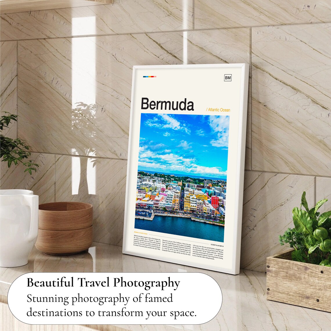 Bermuda Travel Poster, Place-Inspired Art Print - Image 4