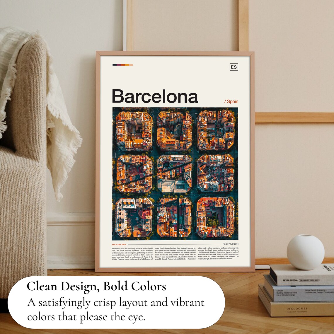Barcelona Spain Photo Poster Print - Image 3