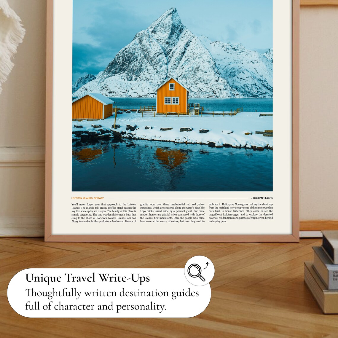 Lofoten Norway Travel Poster, Nordic Wall Art - Image 2