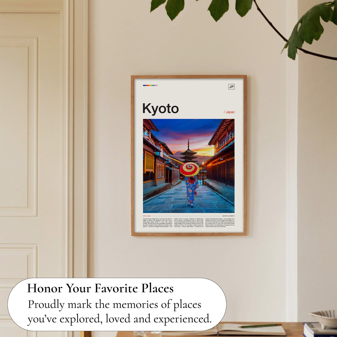 Kyoto Japan Travel Poster, Japan Wall Art - Image 5