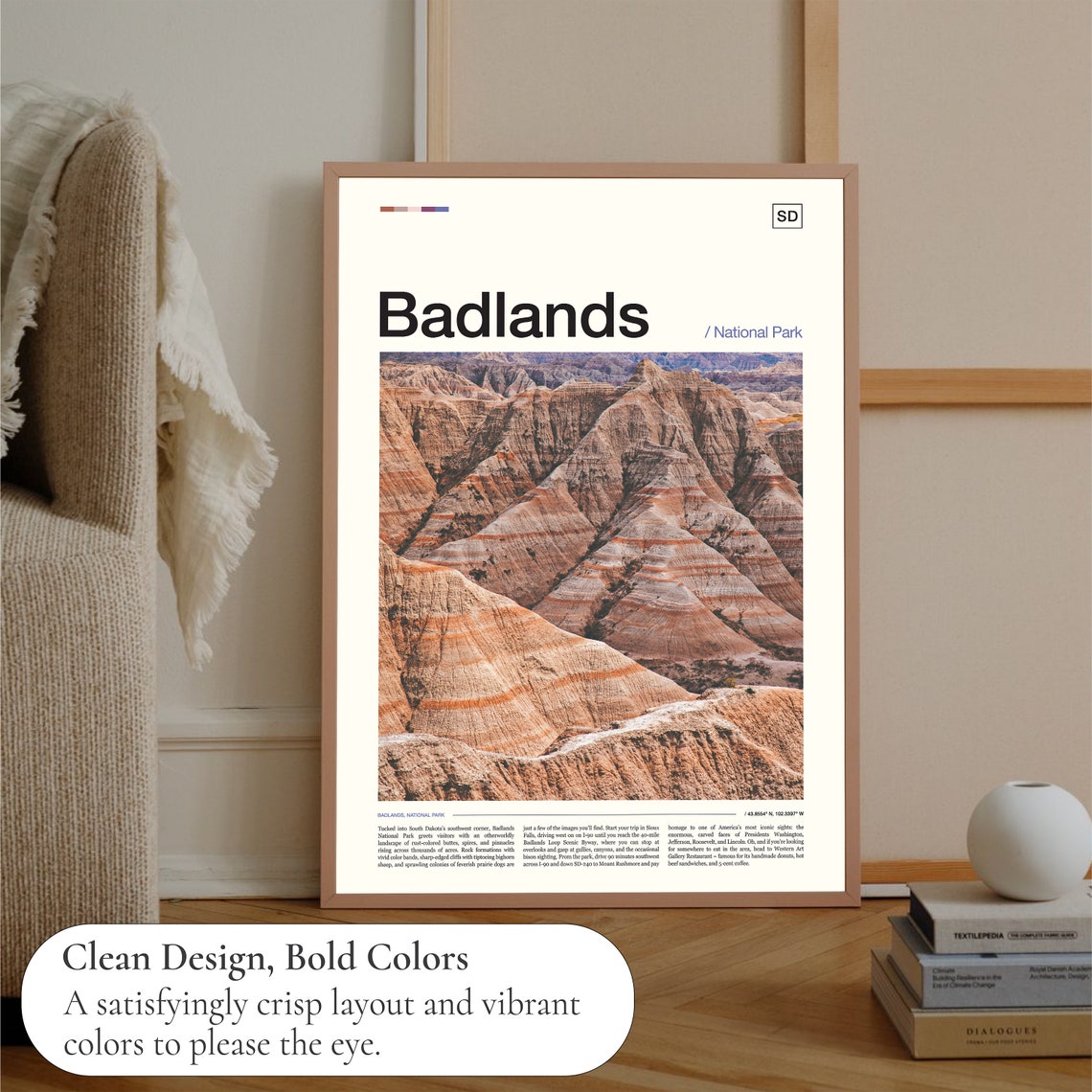 Badlands National Park Print Badlands Print Badlands Poster Badlands Wall Art Badlands Art Print Badlands Photo Badlands Travel - Image 3