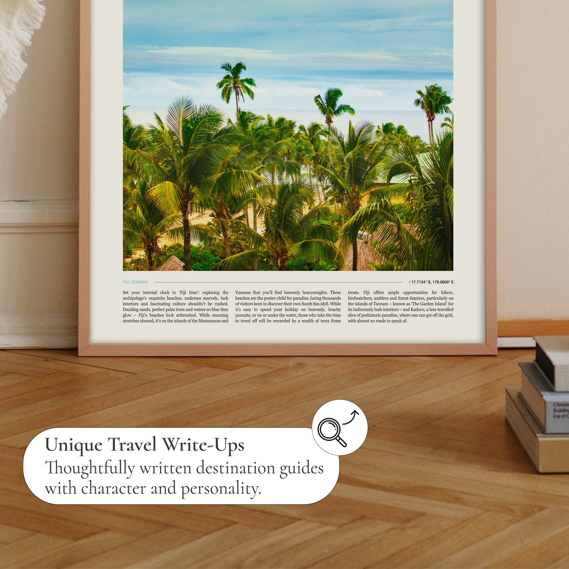 Fiji Travel Poster, Island Landscape Art Print - Image 2