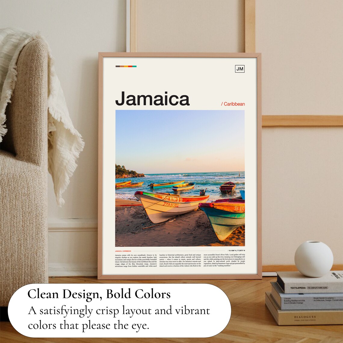 Jamaica Travel Poster, World & Cultural Art - Image 3