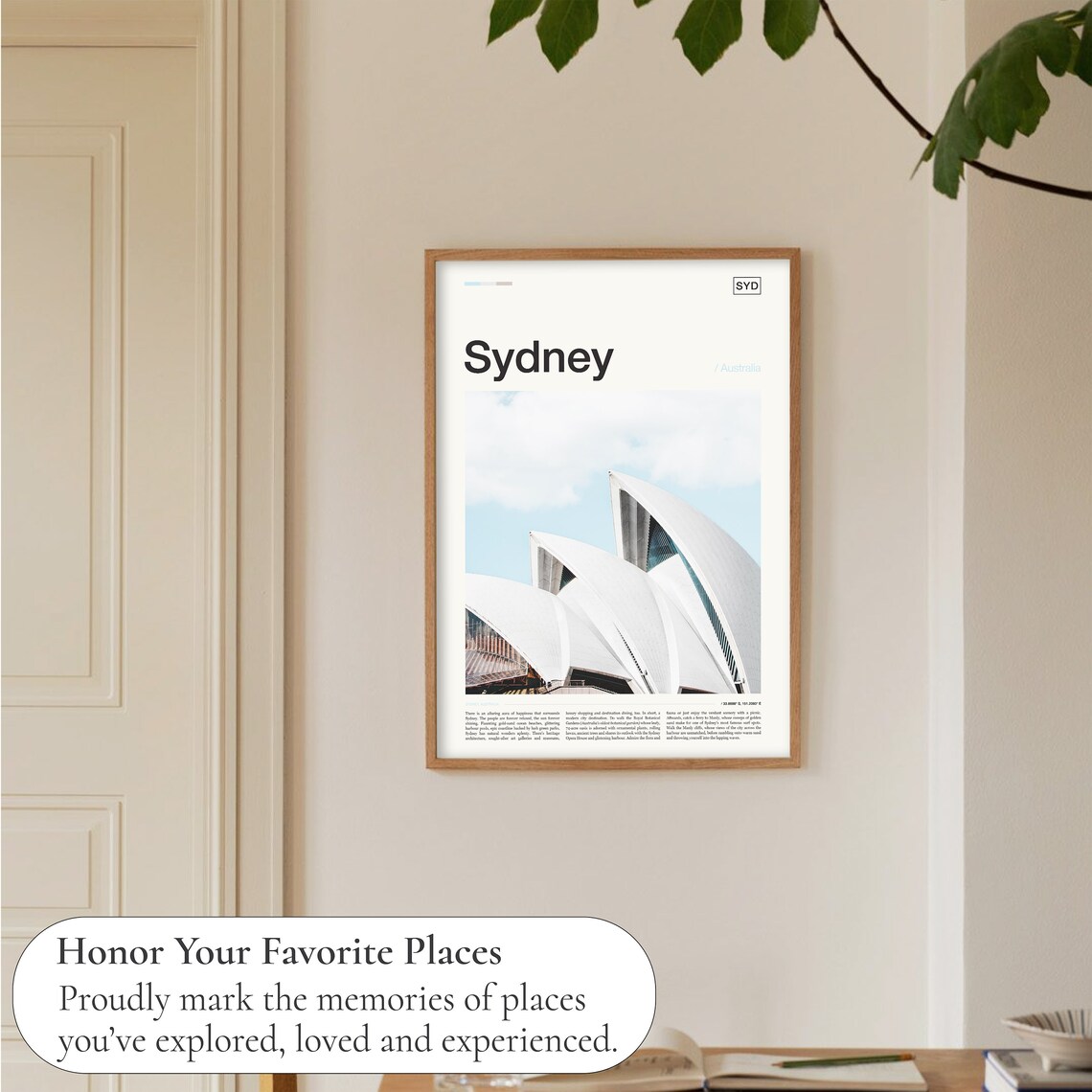 Sydney Skyline Travel Poster, Australia City View - Image 5
