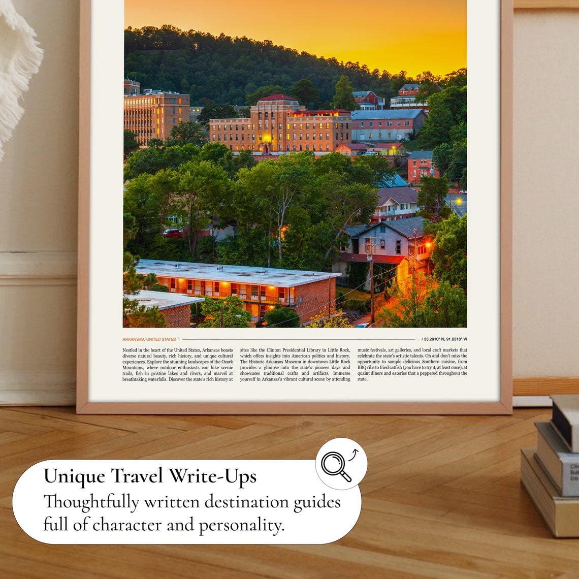 Arkansas Art Arkansas Travel Arkansas Gift Arkansas Print Arkansas Poster Usa Poster Travel Print Arkansas Wall Art Arkansas Decor - Image 2