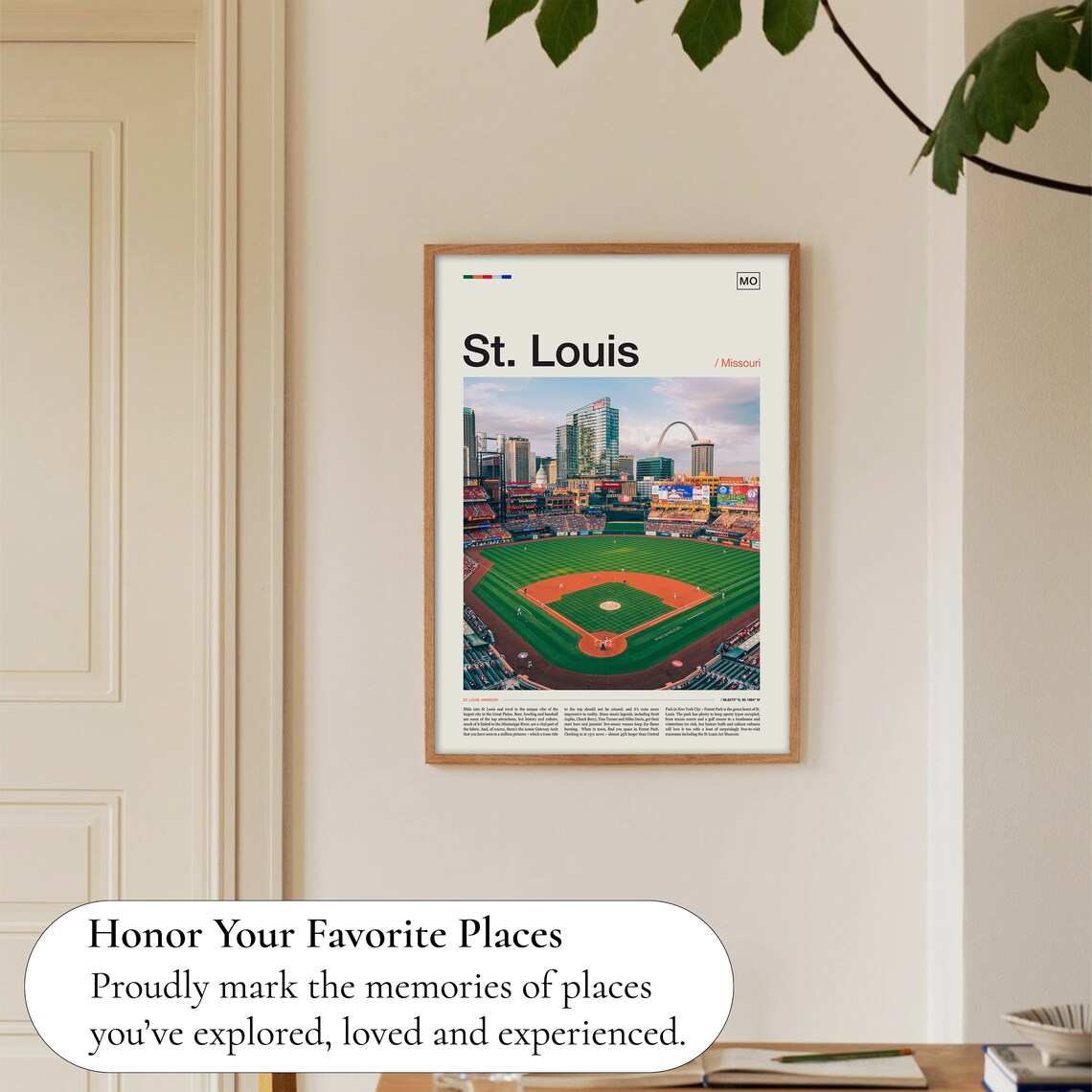 St Louis Travel Poster, City Wall Art Print - Image 5
