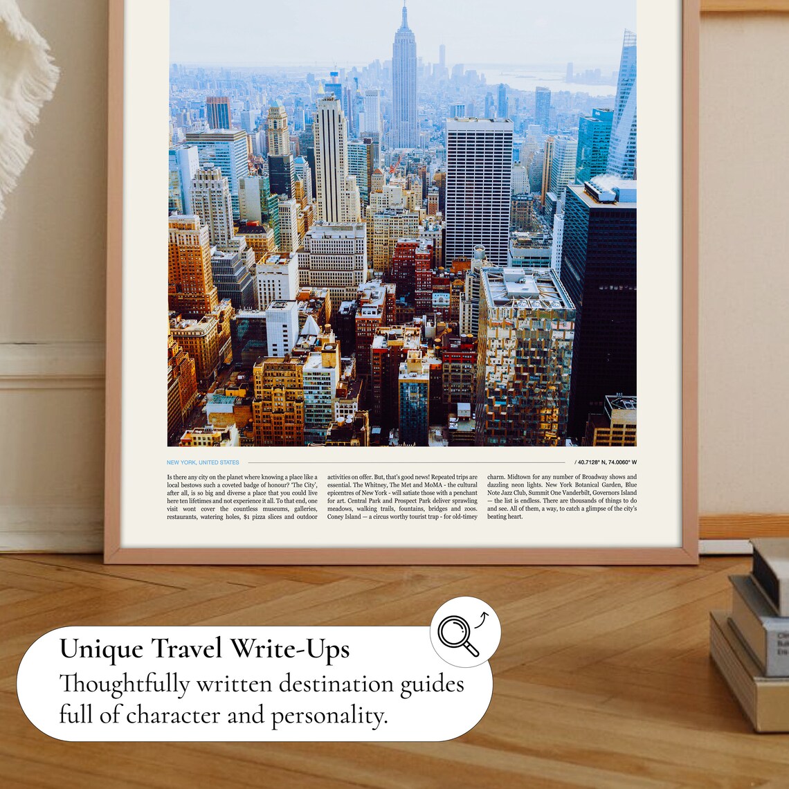 New York State Travel Poster, NY Wall Art Print - Image 2