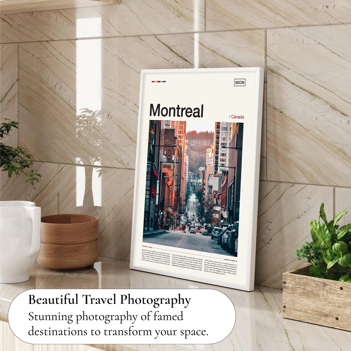Montreal Travel Poster, City Wall Art Print - Image 4