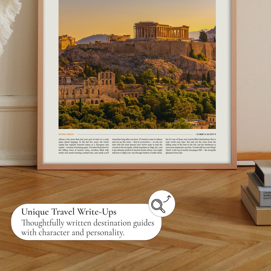 Athens Travel Poster, Europe City Wall Art - Image 2