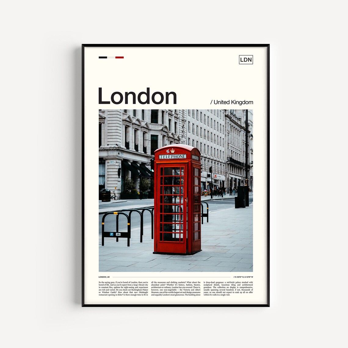London Travel Poster, City Photography Art Print