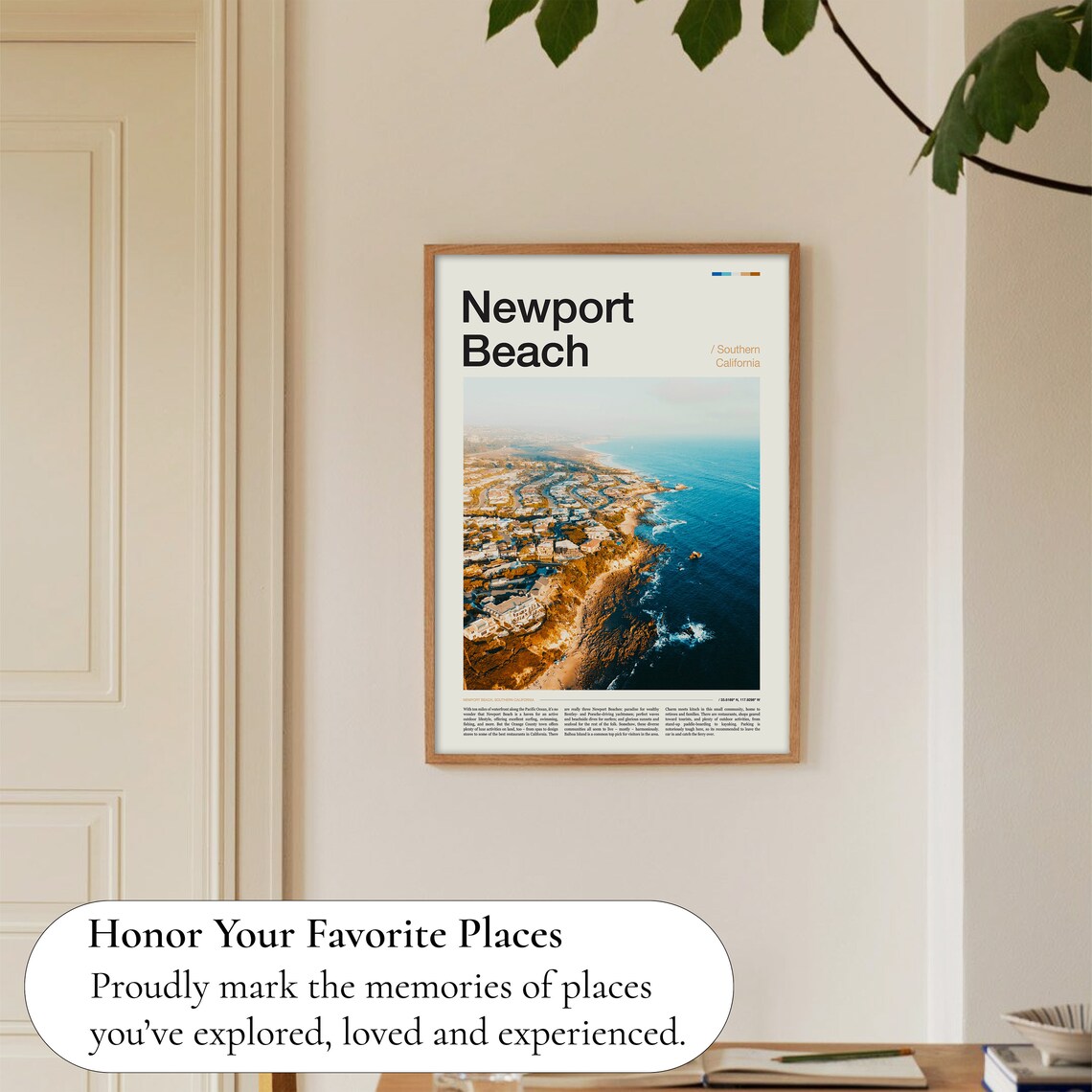 Newport Beach Travel Poster, Ocean & Beach Decor - Image 5