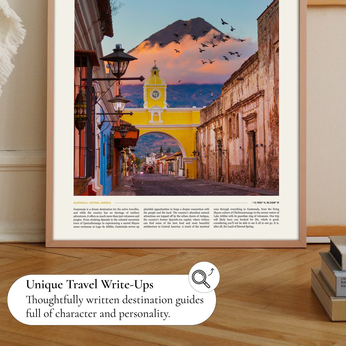 Guatemala Travel Poster, Central America Art Print - Image 2