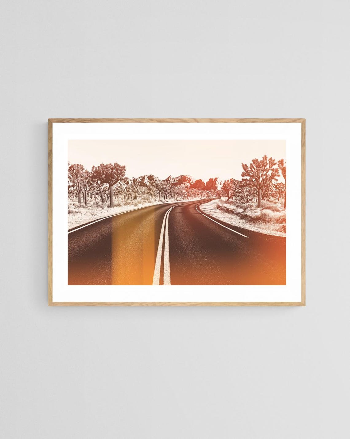 Joshua Tree Photograph, Southwestern Desert Landscape
