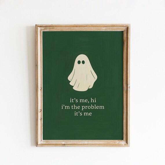 Anti Hero Ghost Lyric Quote Taylor Swift It's Me Hi Poster Art