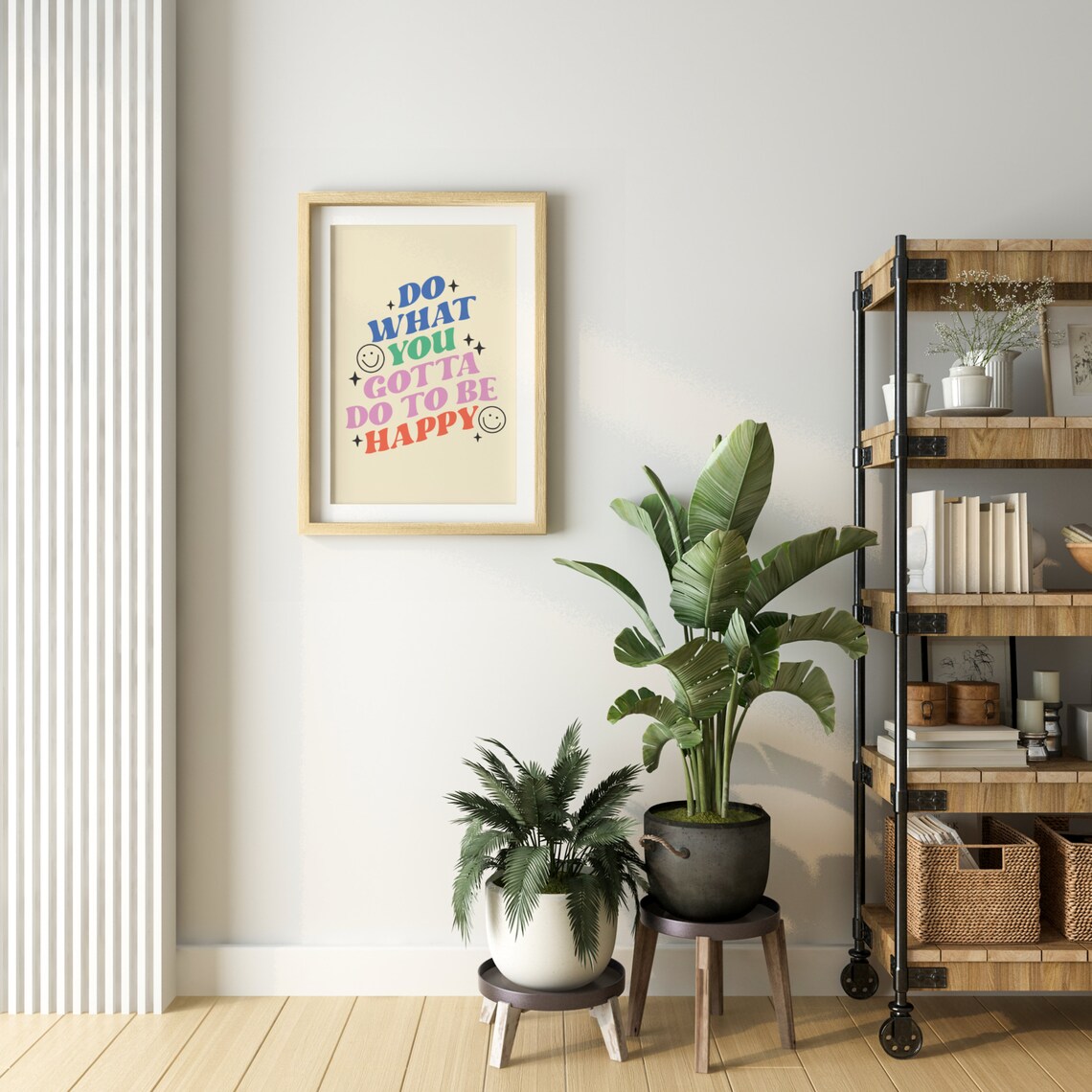 Retro Groovy Inspirational Quote Art Print - Image 2