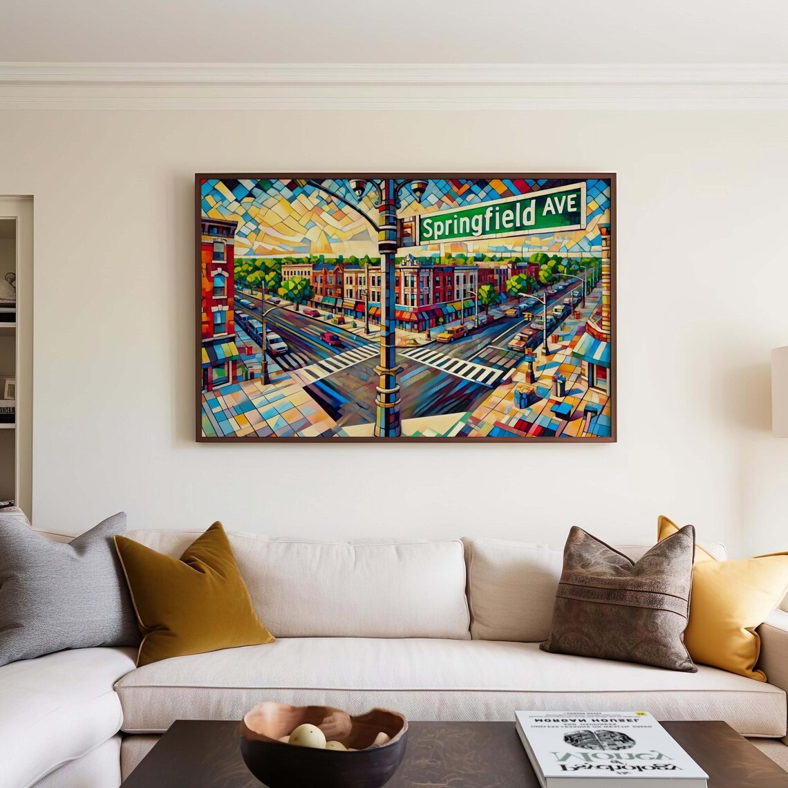 Springfield Ave Custom Listing, Poster Print