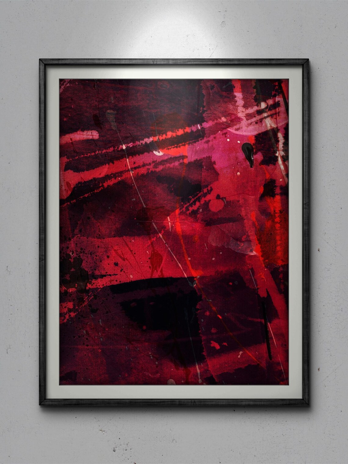 Synchronicity Abstract Nature Geometric Painting - Image 3