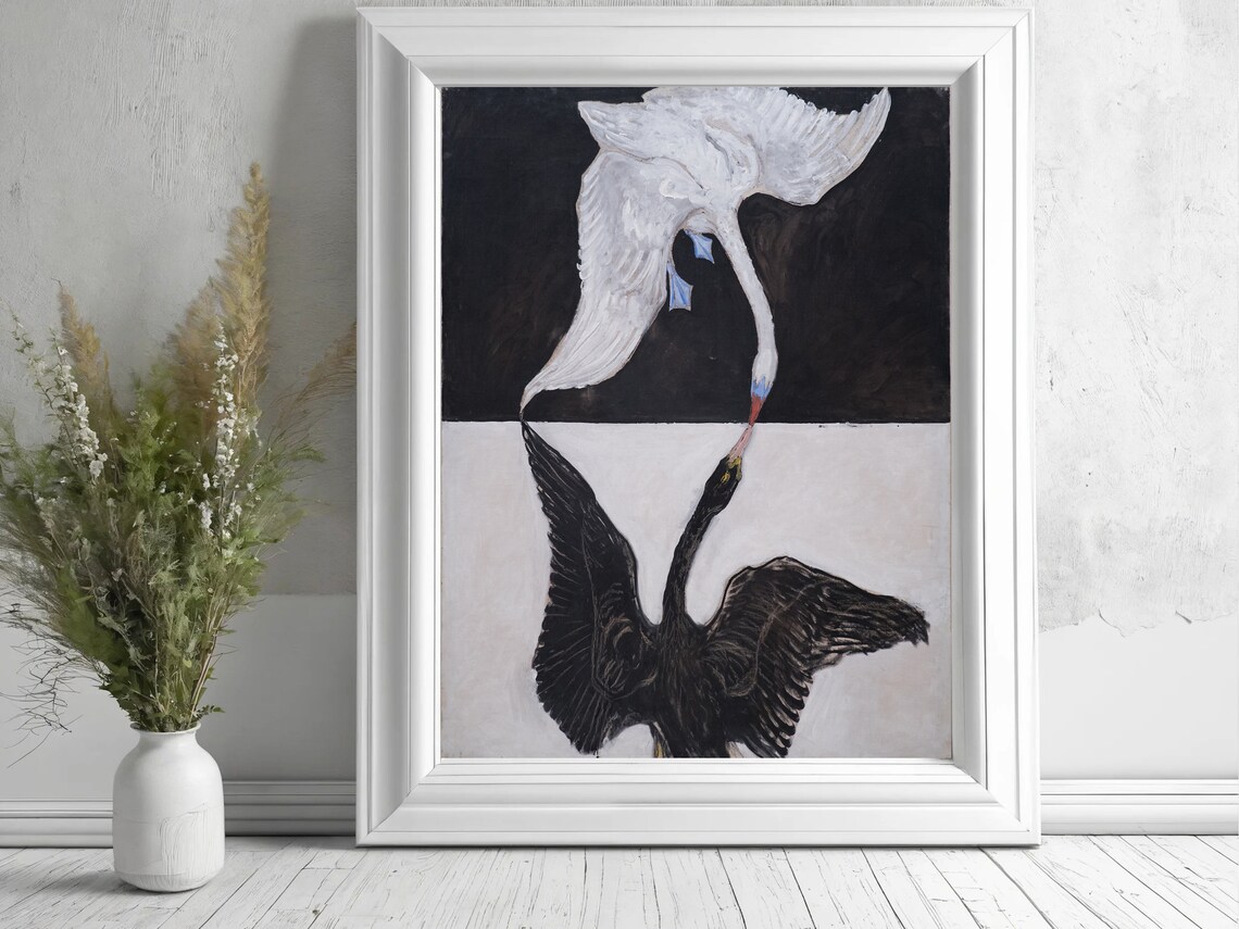 Hilma Af Klint The Swan No. 1 Abstract Art Print - Image 3