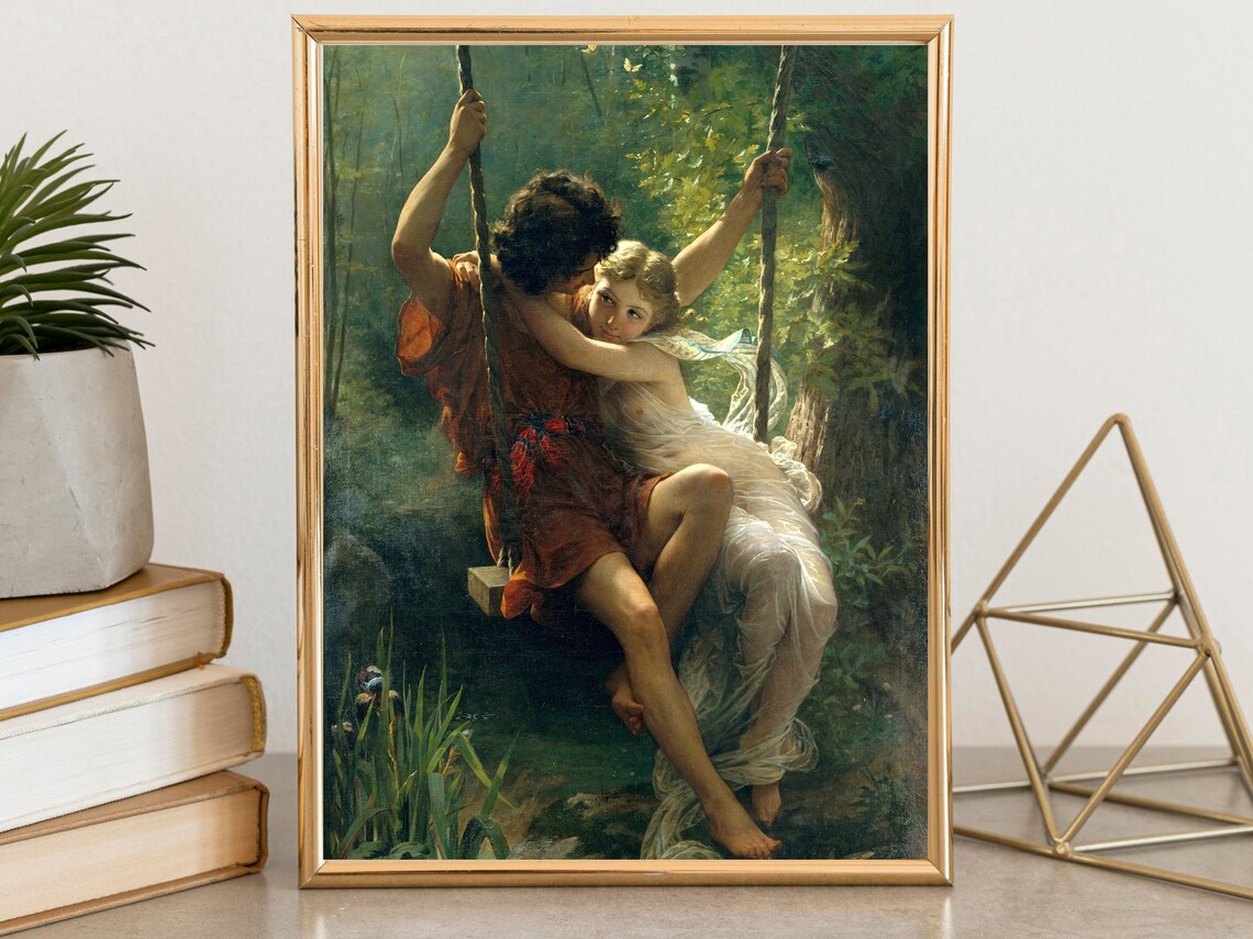 Springtime by Pierre-Auguste Cot, Vintage Art Print