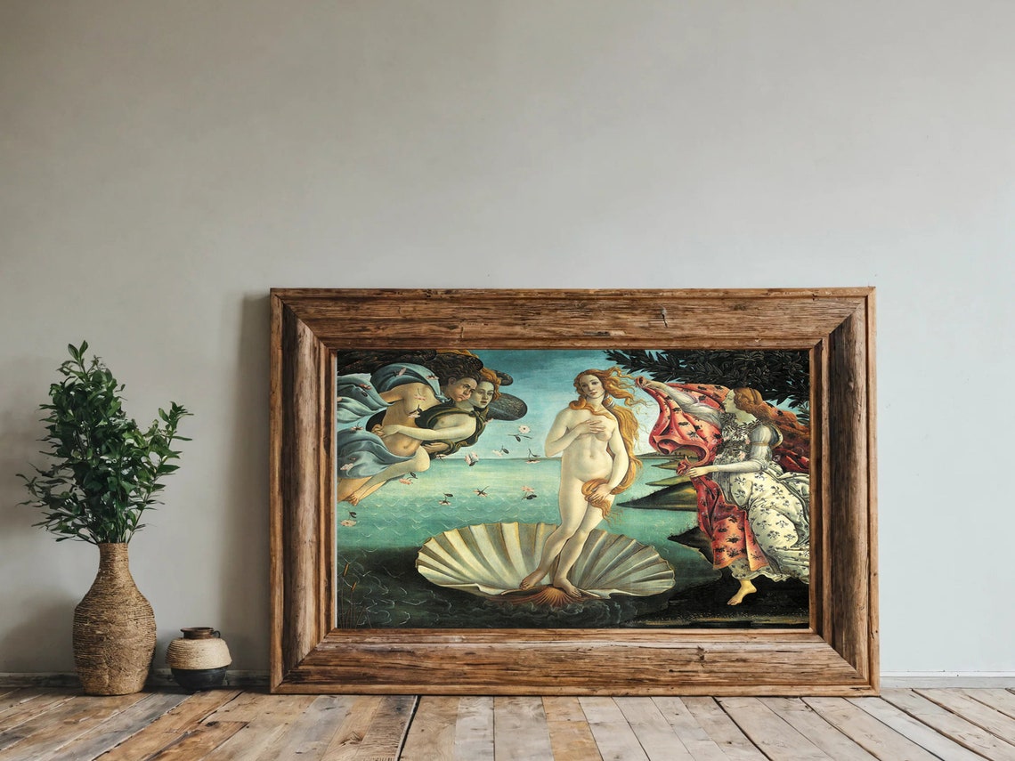 Botticelli Birth of Venus Shell Renaissance Masterpiece Poster - Image 2
