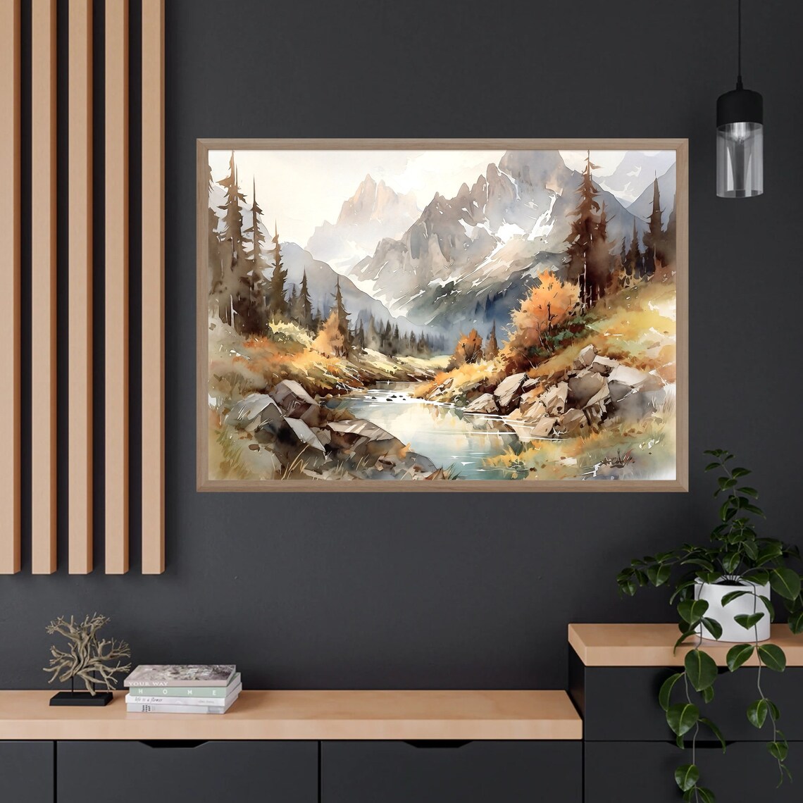 North Cascades Travel Poster, National Park Art Print - Image 3