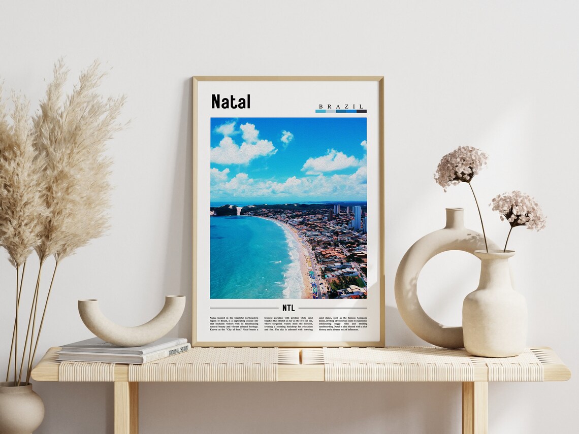 Natal Travel Poster, South America Landmark - Image 6