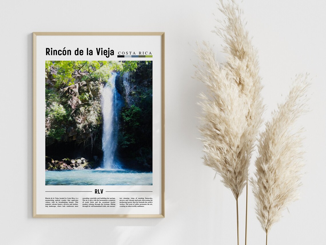 Rincn De La Vieja, Minimal Travel Poster - Image 4