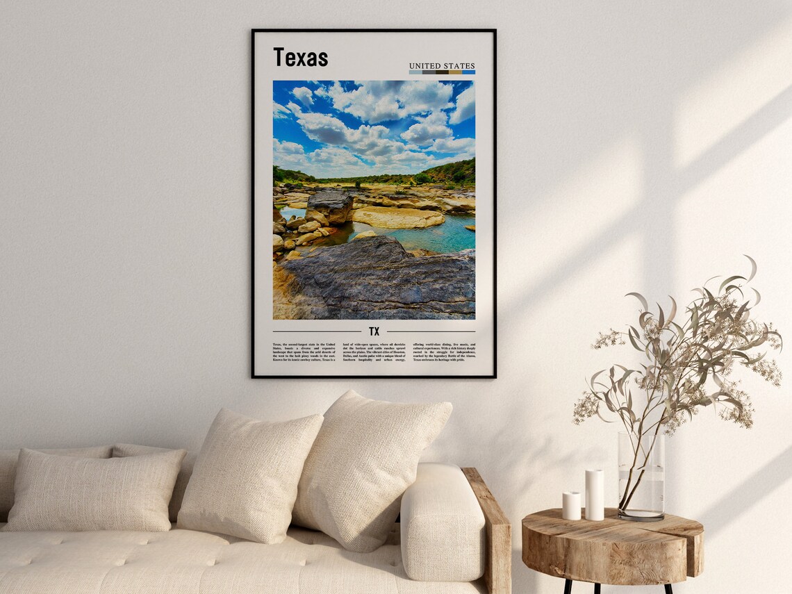 Texas Travel Poster, United States Photo - Image 2