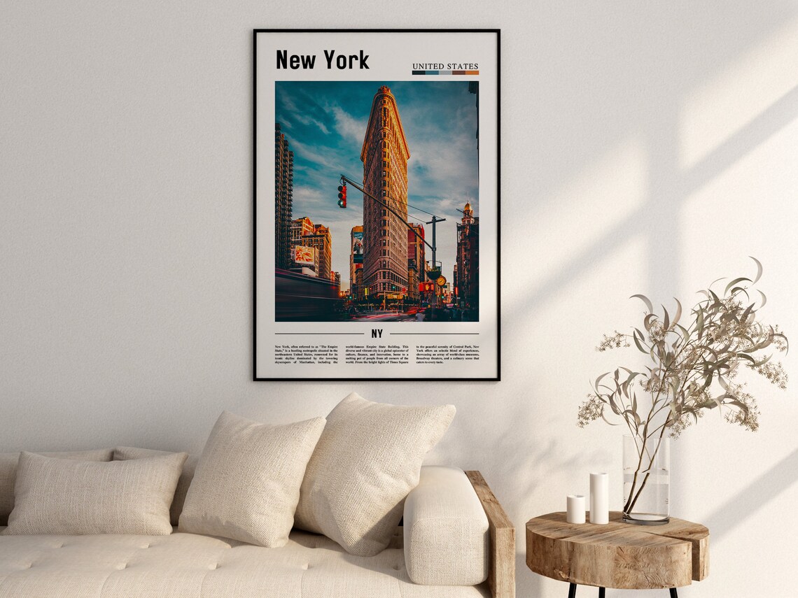 New York Travel Poster, Cityscape Wall Art Print - Image 2