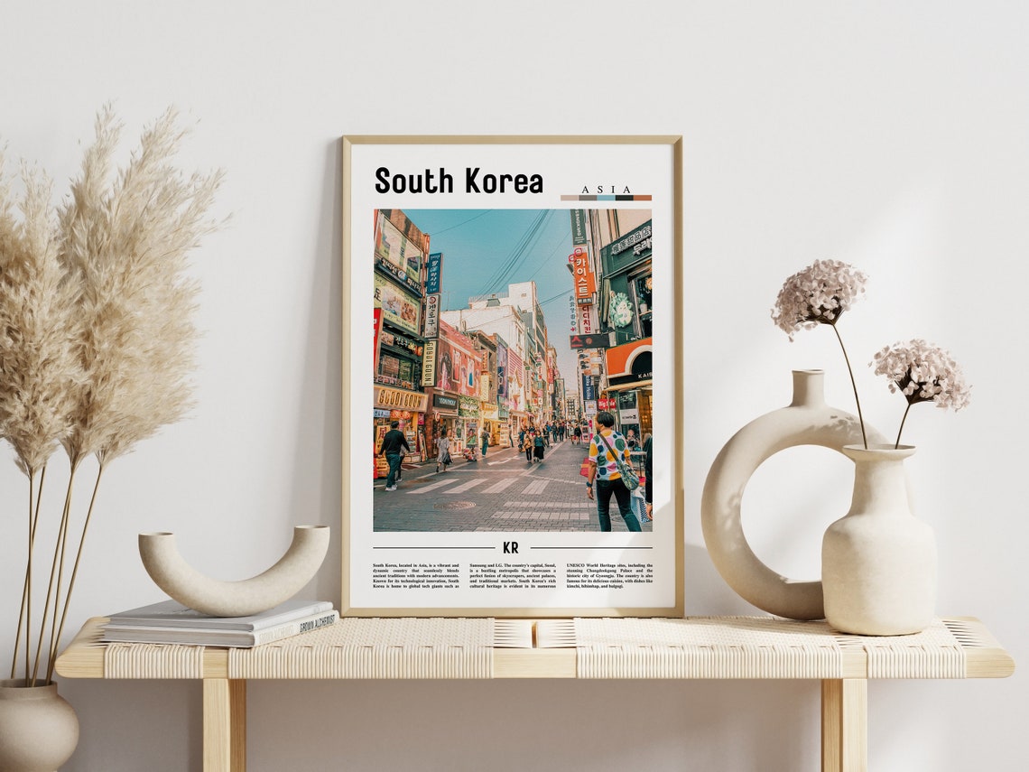 South Korea Minimal Travel Poster - Image 6