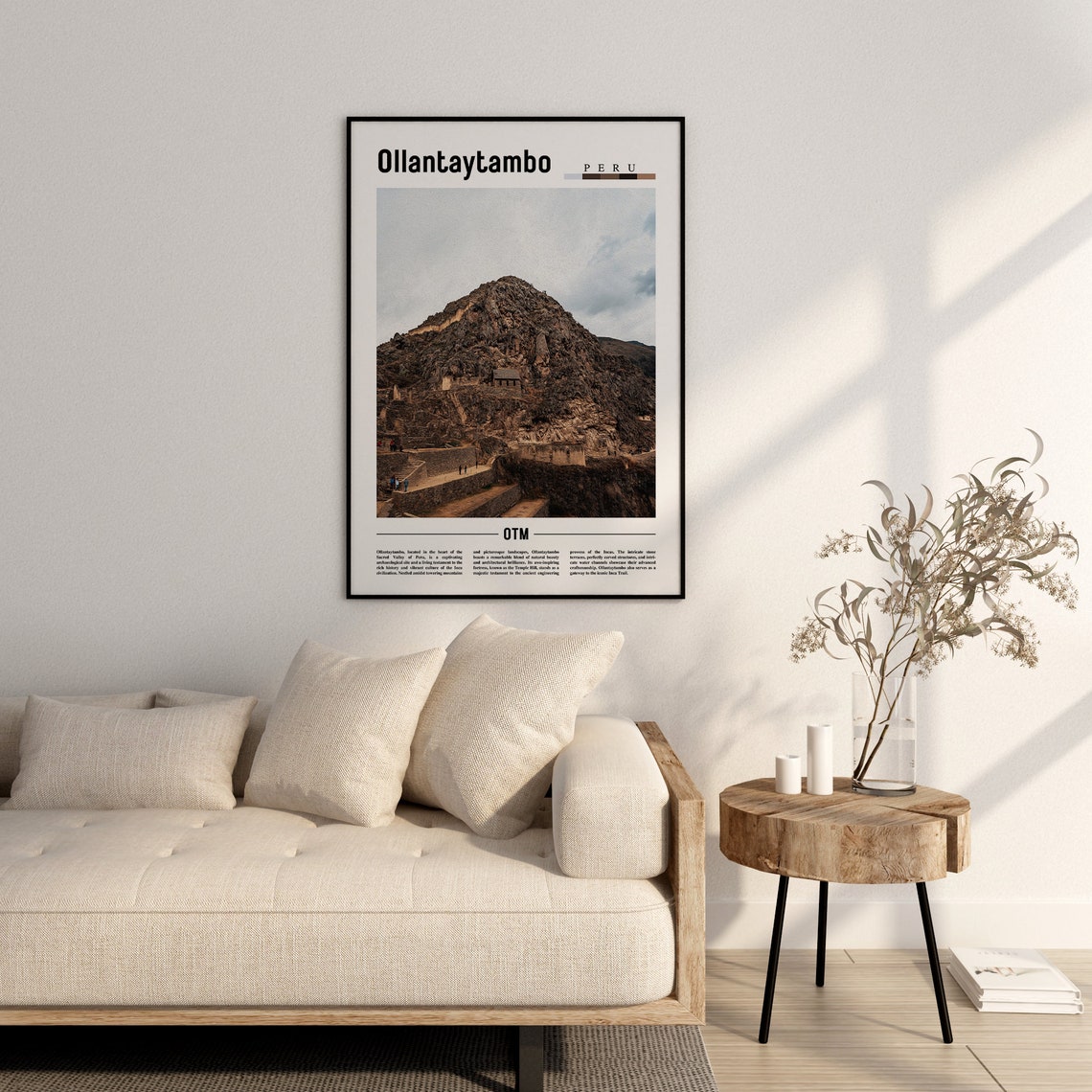 Ollantaytambo Poster Ollantaytambo Print Ollantaytambo Wall Art South America Poster South America Print Travel Poster - Image 2