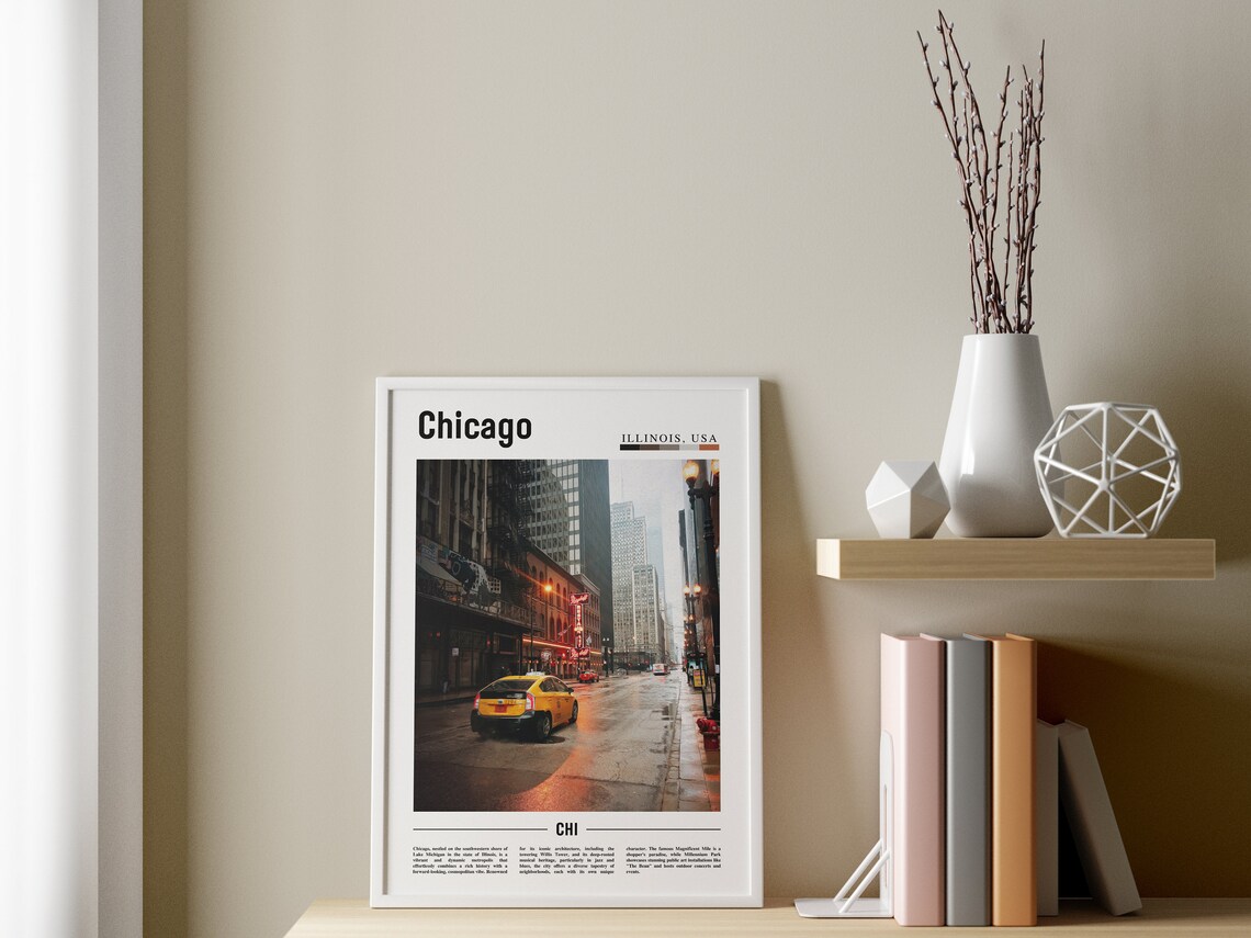 Chicago Travel Poster, United States Photo - Image 3