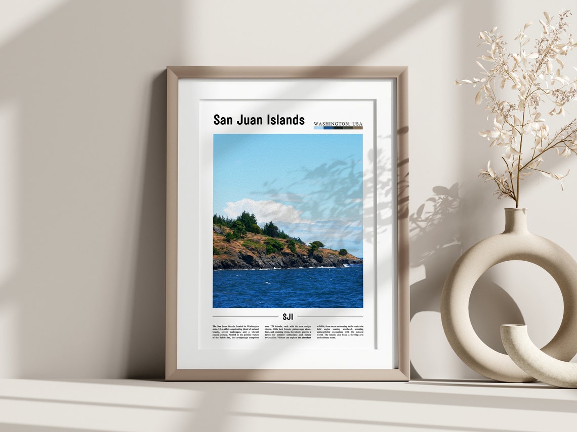 San Juan Islands Poster San Juan Islands Print San Juan Islands Wall Art United States Photo United States Poster United States Print - Image 3