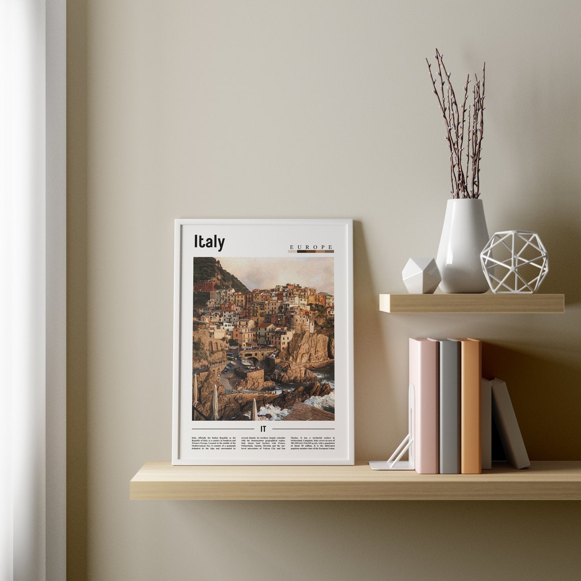 Italy Poster Italy Print Italy Wall Art Italy Photo Italy Poster Italy Print Italy Wall Art Minimal Travel Poster - Image 3