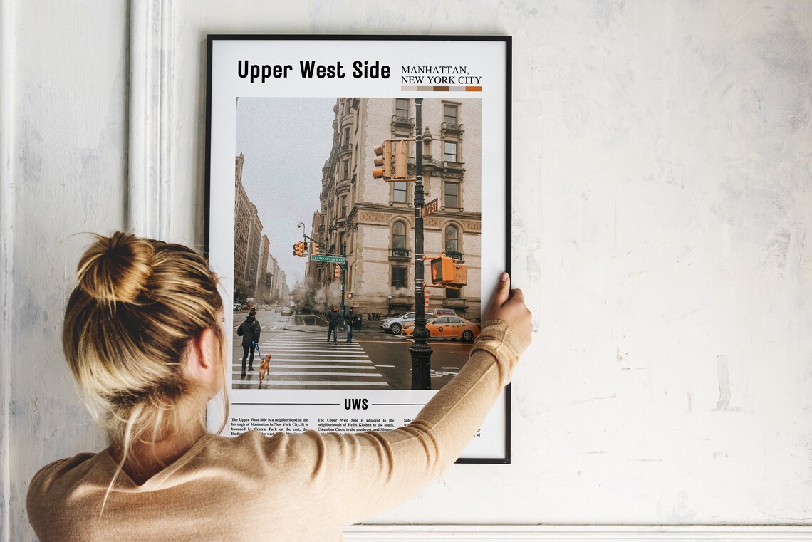 Upper West Side Travel Poster, City Artwork - Image 4
