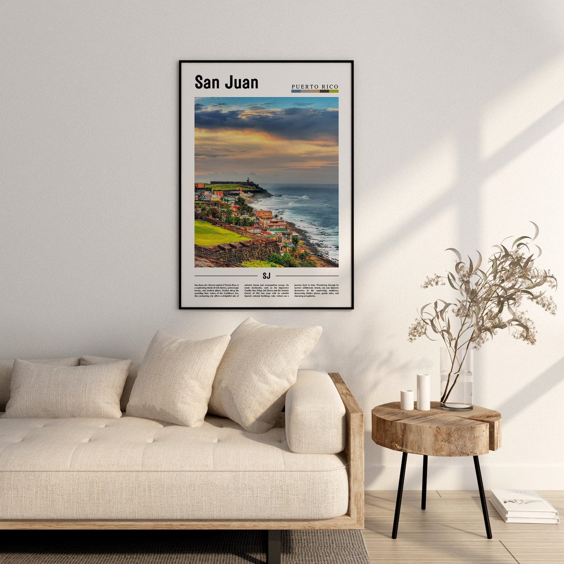 San Juan Travel Poster, Caribbean Photo - Image 2
