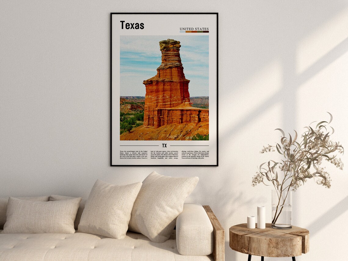 Texas Travel Poster, United States Photo - Image 2