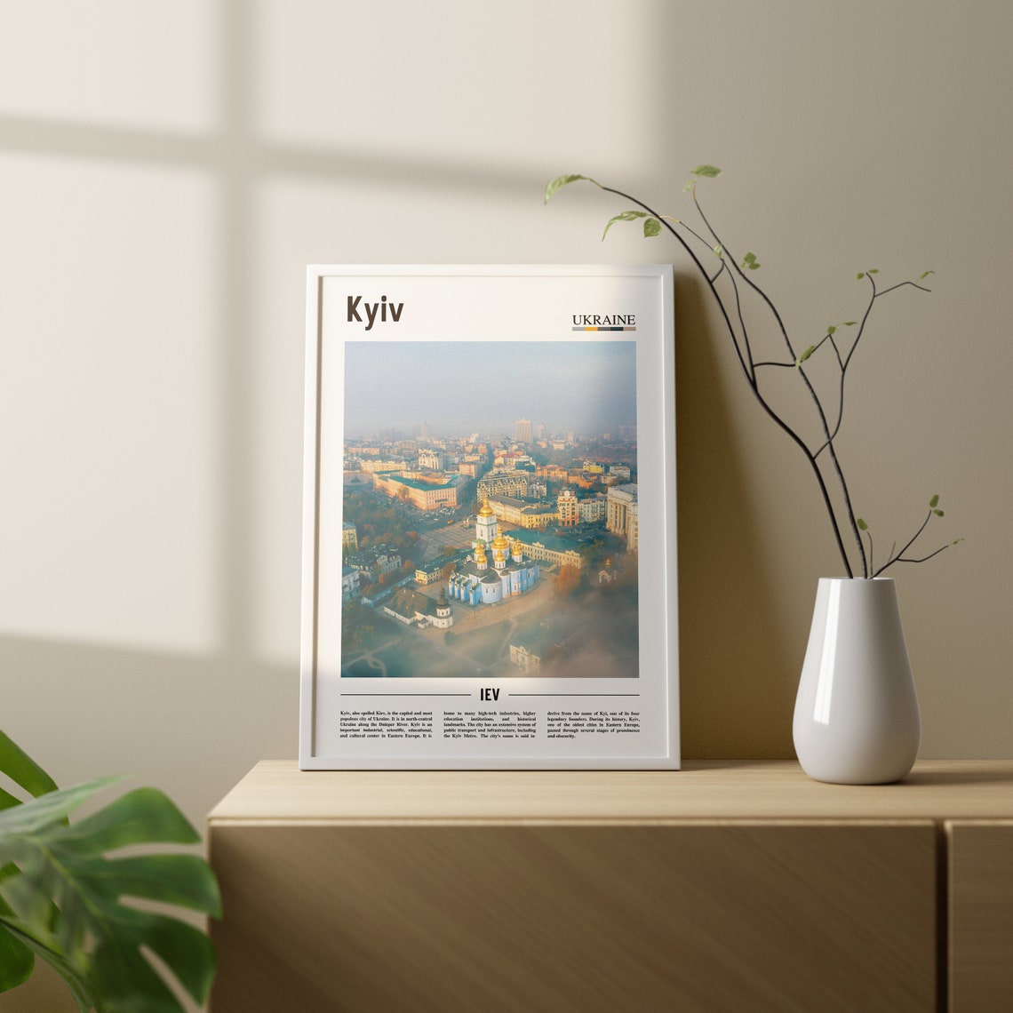 Kyiv Print Kyiv Poster Kyiv Wall Art Oil Painting Poster Colorful City Print City Artwork Travel Artwork Travel Wall Art City Print - Image 2