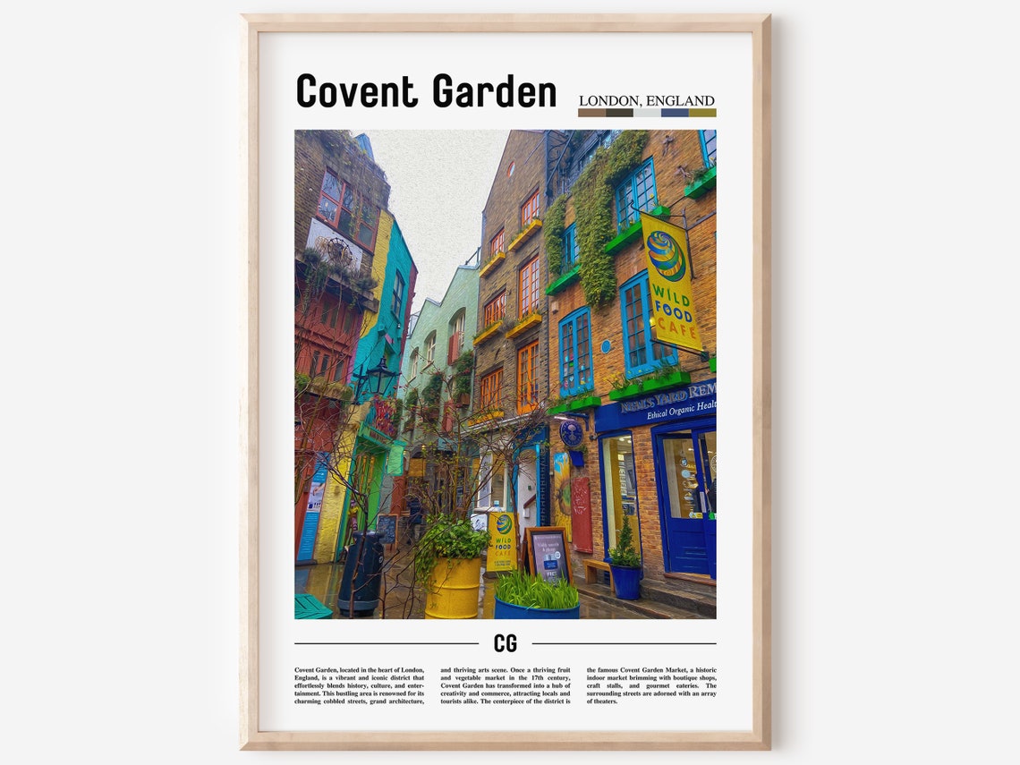 Covent Garden Poster Covent Garden Print Covent Garden Wall Art Europe Photo Europe Poster Europe Print Travel Poster
