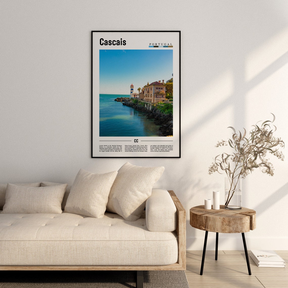 Cascais Poster Cascais Print Cascais Wall Art Europe Photo Europe Poster Europe Print Travel Poster - Image 2