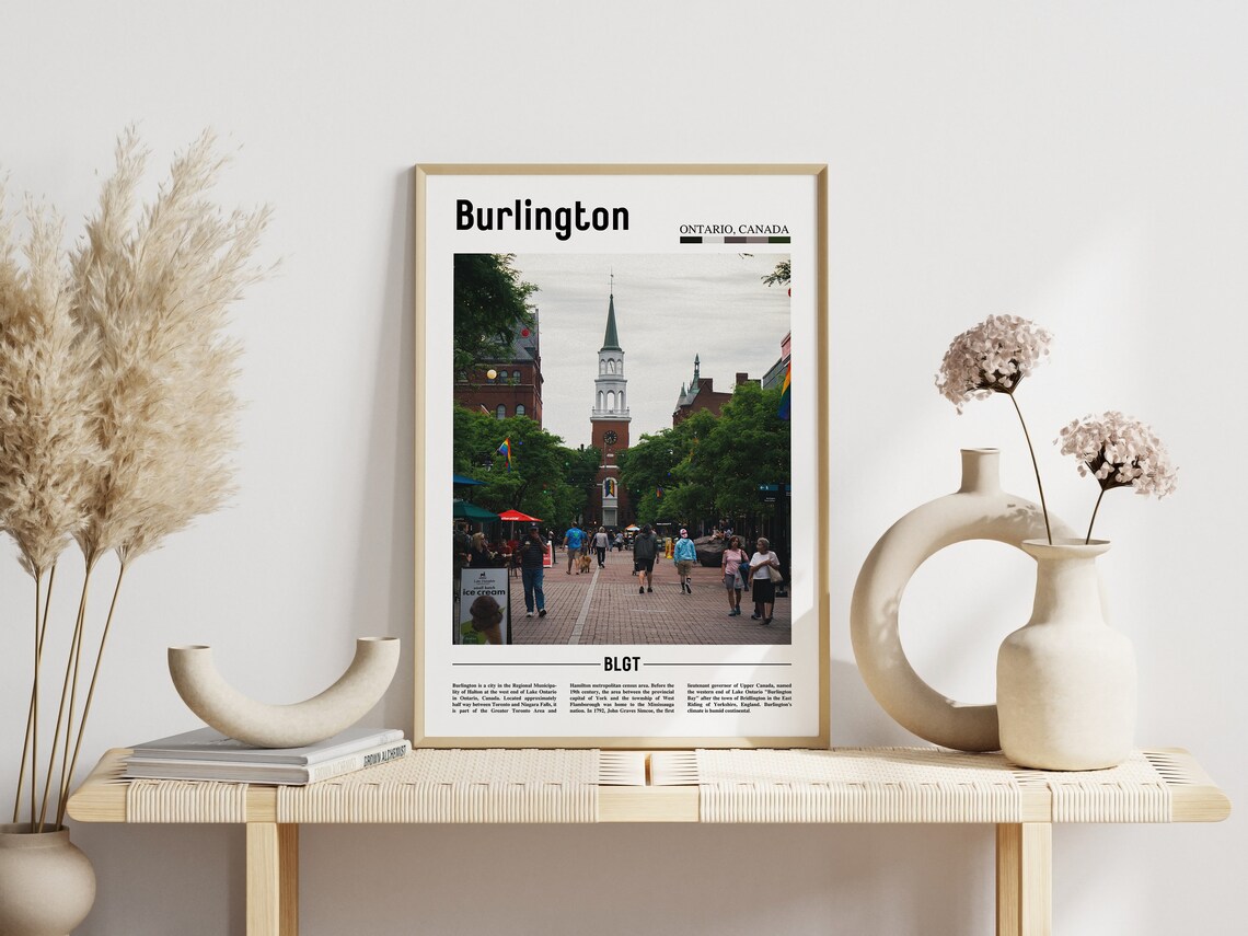 Burlington Minimal Travel Poster, Canada Photo - Image 6