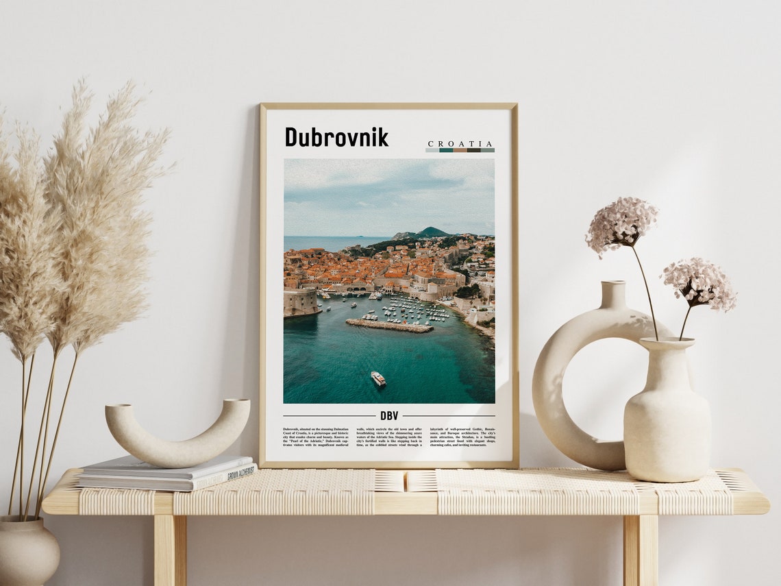 Dubrovnik Poster Dubrovnik Print Dubrovnik Wall Art Europe Photo Europe Poster Europe Print Travel Poster - Image 6